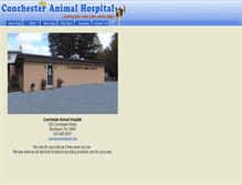 Tablet Screenshot of conchesteranimalhospital.com